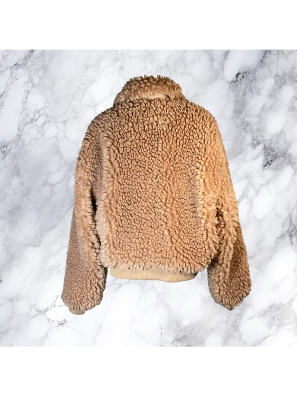 MORE TO COME Indira Teddy Jacket - Camel - Picture 9 of 12